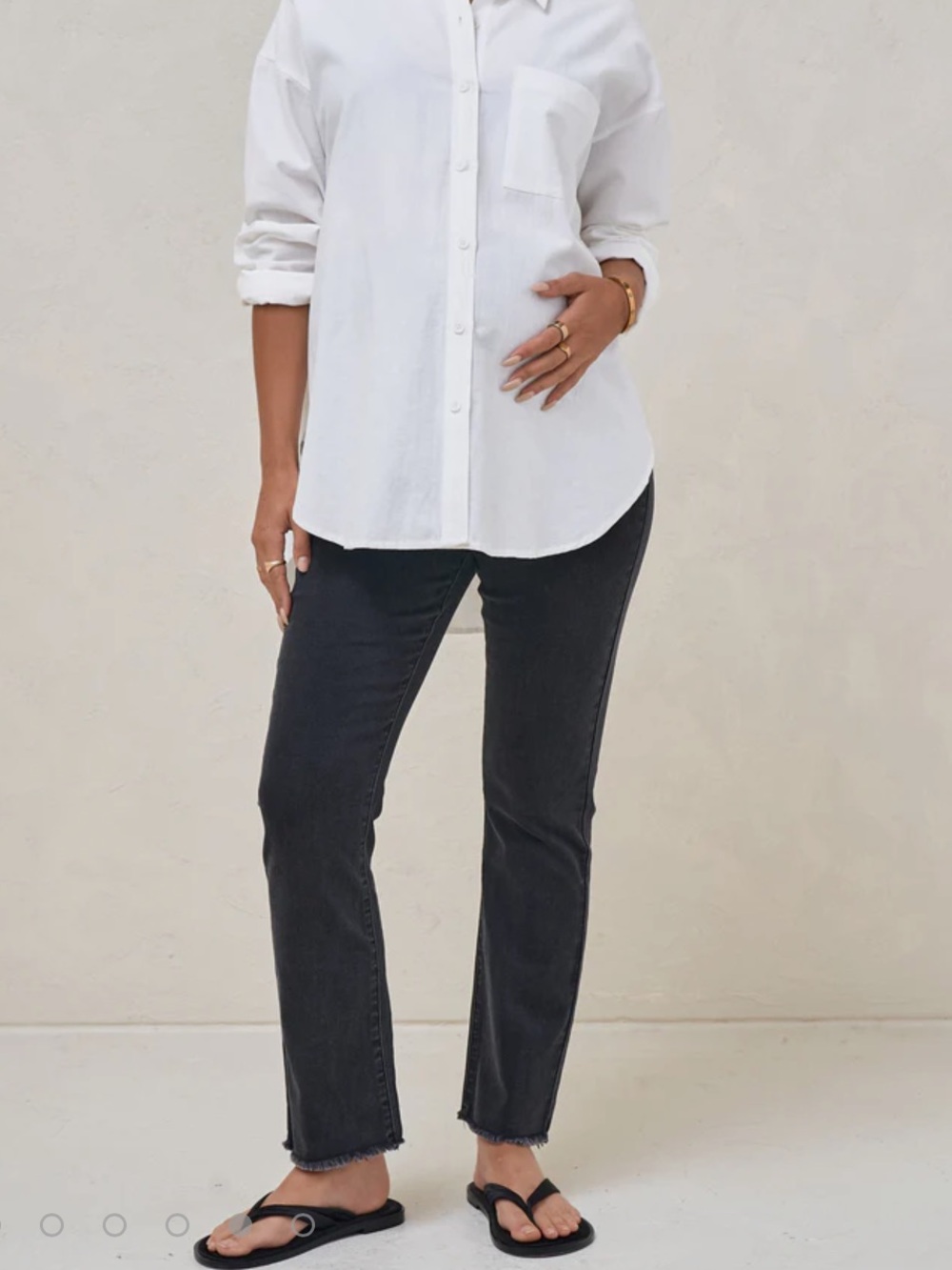 Bae As It Was Kick Flare Maternity Jean